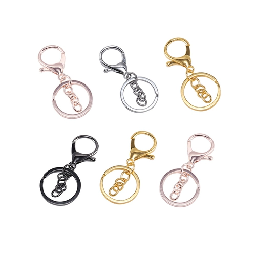 Брелок, цепь, аксессуар, металлические аксессуары, металлический комплект, 3см, 3 предмета