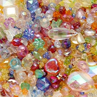 Акриловые прозрачные бусины, широкая цветовая палитра, 20 грамм