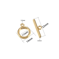 Из нержавеющей стали, золотой, 3mm