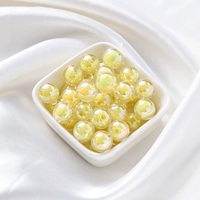 Желтая красочная бусинка