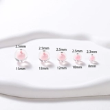 Акриловые прозрачные матовые бусины, браслет из бисера ручной работы, аксессуары