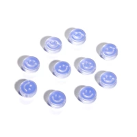 Круглые смайливые бусины Blue Purple (10)