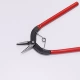 Красные плоскогубцы с игольчатыми наконечниками