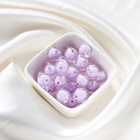 Фиолетовый прозрачный бусин