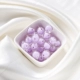 Фиолетовый прозрачный бусин