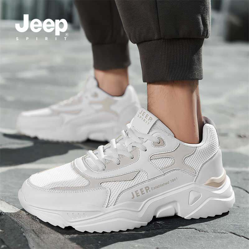 JEEP Jeep men's summer breathable 2023 new trendy shoes trendy all-match sports and leisure shoes men's old shoes