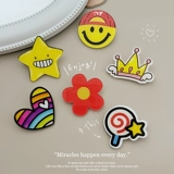 Милая креативная брошь, награда для школьников, акриловый значок, подарок на день рождения