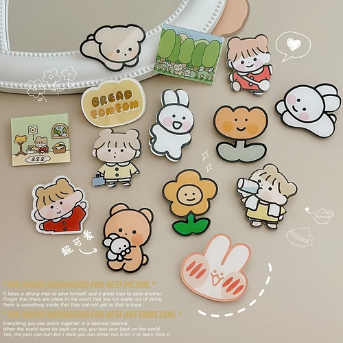 Милая креативная брошь, награда для школьников, акриловый значок, подарок на день рождения