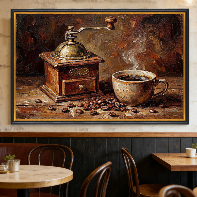 Nostalgic Cafe Hanging Paintings, Coffee Culture, Retro Literary Decorative Paintings, Cafe, Western Restaurant, Bakery Wall Paintings Nostalgic Cafe Hanging Paintings, Coffee Culture, Retro Literary Decorative Paintings, Cafe, Western Restaurant, Bakery Wall Paintings