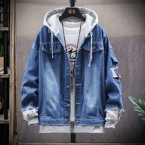 12 Junior High School Student Jacket 13 Year Old Great Boy 14 Fat Boy 15 Teenagers Cowboy Clothes Spring Dress Jacket Casual Jacket