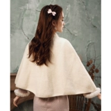 Ципао, легкая демисезонная накидка, бордовое ретро белое вечернее платье для невесты, плащ, куртка, светлый стиль