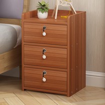 mini bedside table 90 rear low cabinet lockers home storage solid wood living room with lock bedroom small bedside cabinet