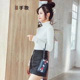 Маленькая сумка через плечо, милый кошелек, 6 дюймов