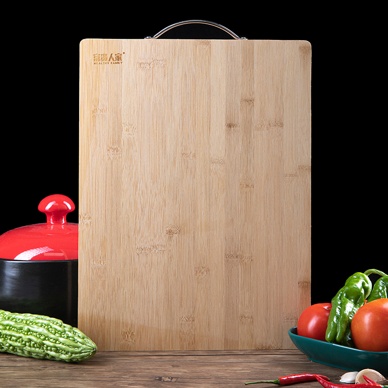 Rich and expensive home Cutting cutting board Sticky Board Household Chopping Board Kitchen Chopping Board Kitchen Case Board Bamboo panel solid wood occupying board knife board