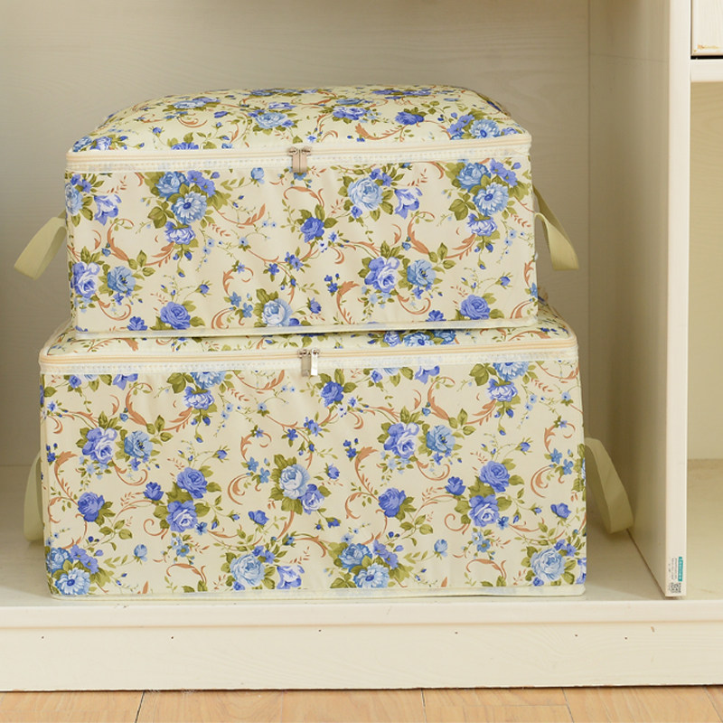 Clothing container bag clothes cleaning bags housecotton by Oxford cloth bag net red-quilt dust bag