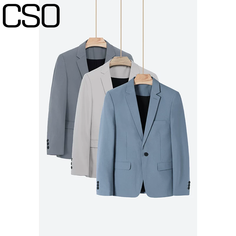 Осенний куртка, комплект, костюм, корейский стиль, slim fit