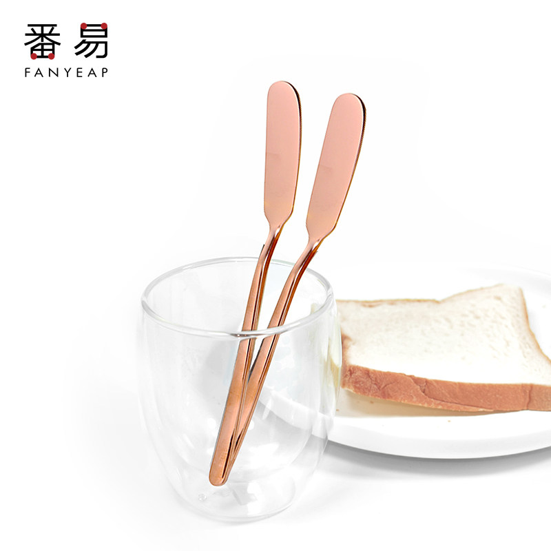 Cream knife Spread sauce knife Bread toast jam spatula Japanese dessert Cheese butter spread Western knife Stainless steel