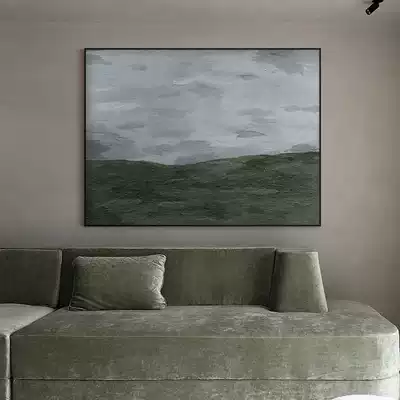 LWD ART original hand-painted) Mori ART living room oil painting Nordic hand-drawn decorative painting porch hanging painting