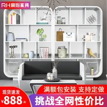 Rong Heng baking paint cabinet simple modern white office furniture fashion data Cabinet decoration cabinet filing cabinet