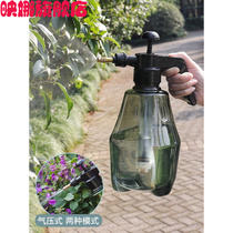 Yingna watering flower balcony sun home set sand hand-press shower Kettle Kettle family air pressure long mouth watering can
