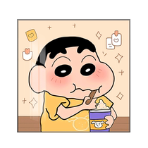 Crayon Small New Children Room Decoration Painting Boy Room Bedroom Bedside Mural Background Wall Square Restaurant Hanging Painting