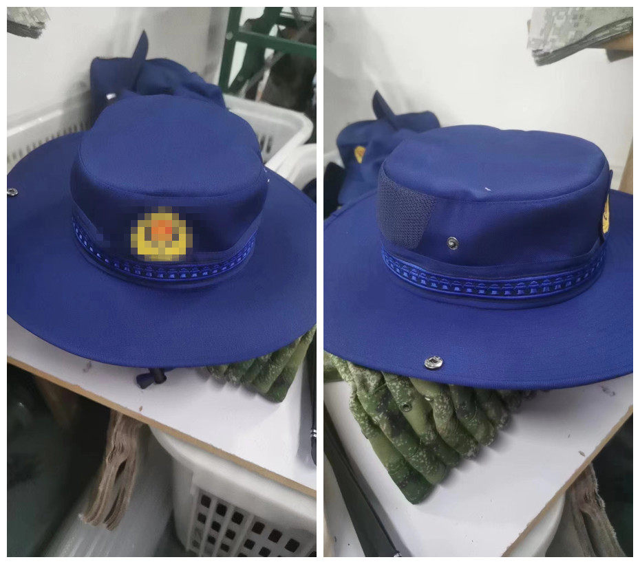 Summer round side hat fisherman hat bunny hat fire sun hat sunhat mesh with sunscreen and rescue training cap-Taobao