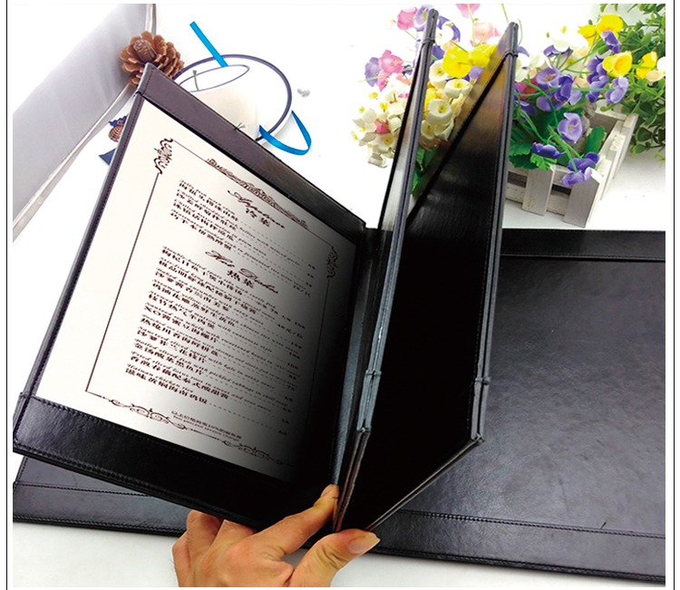 Western dining menu Wine Water Single Japan-South Korean Cuisine Grilled Meat Swap Inserts page recipe recipes to make menu books