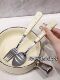 Cheese fork spoon tableware set dessert spoon tableware set high-end home two-piece ອາຫານຕາເວັນຕົກ