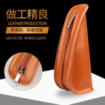 Meimond leather pipe bag portable practical personality travel storage tobacco pipe accessories multi-function tool bag