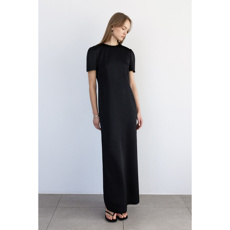 260553 B a U High-End Lazy Style, Slightly Glossy Single-Layer Satin Long Skirt 260553 B a U High-End Lazy Style, Slightly Glossy Single-Layer Satin Long Skirt