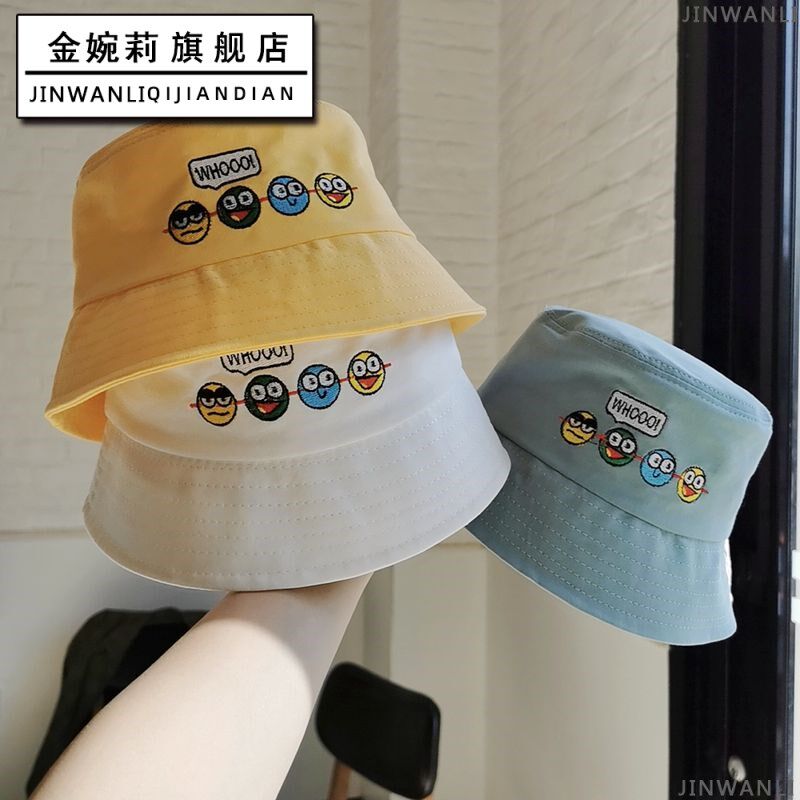 Child baby fisherman hat autumn winter male girl Han version in Korean version Children's thin section baby sunscreen sunscreen basin hat tide