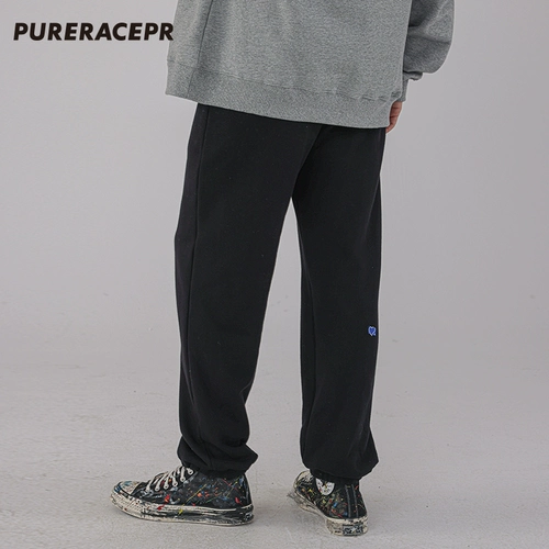 Демисезонные базовые штаны, с вышивкой