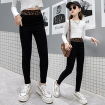 Girl Pants 2022 Spring Autumn Clothing New Magic Pants Outside Wearing small black pants CUHK Scout Body Stretch Pencil Pants
