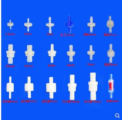 수도관 20/25mm 4/6 포인트 플라스틱 호스 단방향 밸브 에어컨 체크 밸브 액체 역류 방지 수조 체크 밸브