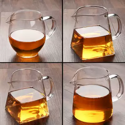 Thickened Glass Road cup tea leak set heat-resistant large Tea Tea Tea Tea Kung Fu accessories filter male Cup