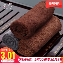 Kung Fu tea towel tea cloth thickened pot rag high-grade tea set towel accessories tea table special tablecloth absorbent Zen