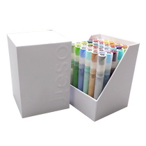 Caiyan water-based pigment marker large-capacity acrylic marker soft pen head 24 colors 48 colors set macaron hook line filling waterproof watercolor pen poster pen animation design art hand-painted