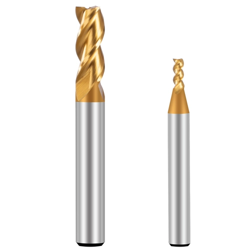 3 Blade 2 Blade 4 Blade Titanium Thatting Titanium содержит фрезерование фрезерного ручка супер жесткая прямая ручка измельчения из нержавеющей стали с высокой скоростью.