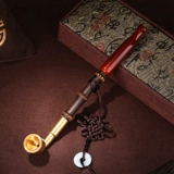 Мужская длинная ониксовая бамбуковая старомодная медная курительная трубка ручной работы, подарок на день рождения