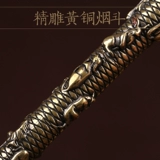 Мужская медная старомодная креативная резная курительная трубка ручной работы, китайский гороскоп, подарок на день рождения