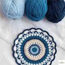 Crochet bestie cup wool mat to relieve boredom knitting material pastoral style gift package mandala handmade diy homemade