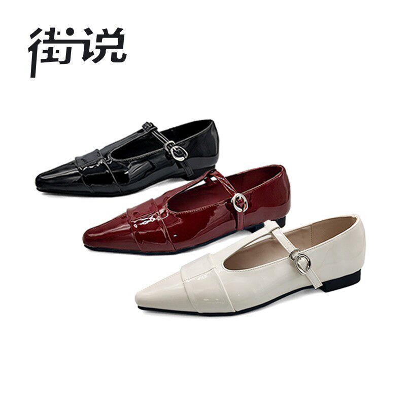 [Exclusive for Popcorn] Rose Pointed Toe "Street Style Fashion Shoes" 1.5cm Women's Shoes Slx69829