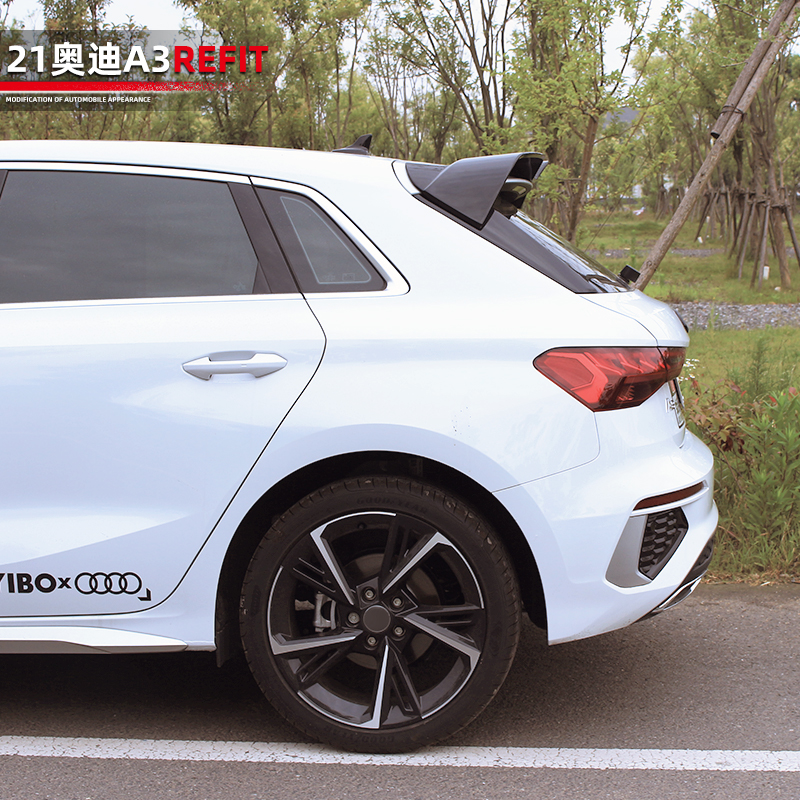 Apply Two-compartment 21 Audi A3 Sport version Retrofit Tail free installation Front Shovel Surround Kit Exterior Trim-Taobao