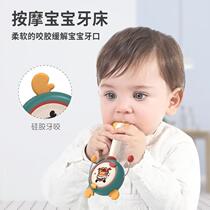 Rattle baby toy can chew hand-cranked wave drum baby old-fashioned traditional childrens newborn boy and girl gift