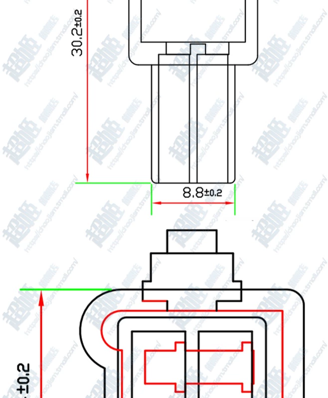 giá phụ tùng xe ô tô tải Xe Máy Xe Điện Đầu Nối 2.8 Mm Ổ Cắm 2 3 4 6 9P Nam Nữ Mông Lỗ Cắm lõi Cắm đồ chơi nội thất ô tô