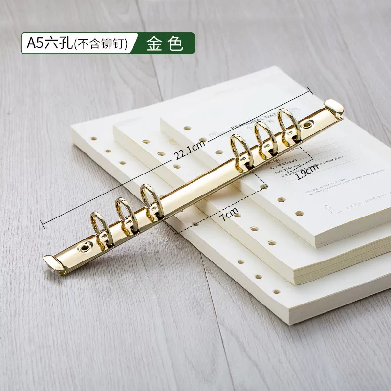 Золотая книга с аксессуарами, лист отрывающийся, DIY, 5A, розовое золото