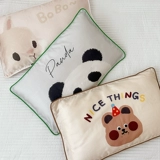 Наволочка, шелковая детская мультяшная подушка для детского сада