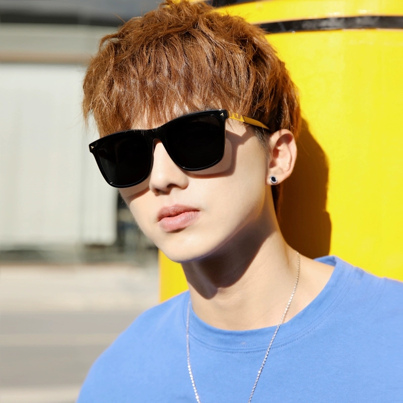 Sun Glasses 2020 New Tide Men's Sunglasses Square Fashion Glasses Lady Trend Net Red Trampoline Driving Glasses