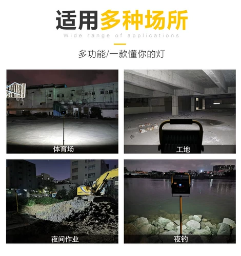 Светодиодный дорожный портативный светильник, супер яркий прожектор для кемпинга