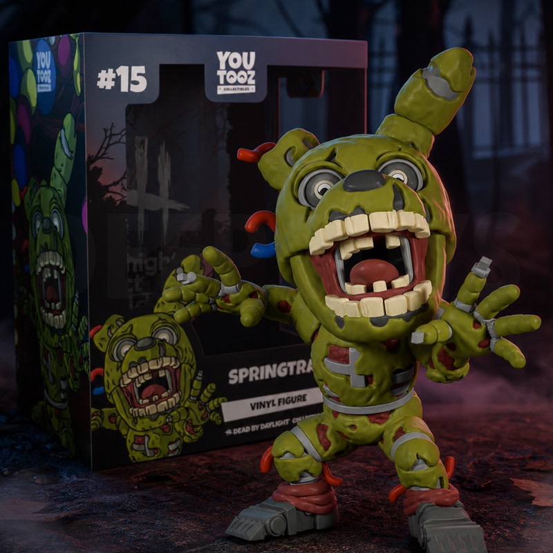 In Stock Springtrap Dbd Springtrap Dead by Daylight Horror Figure Youtooz Genuine Product
